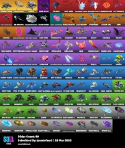 Conta Fortnite Capitulo 1 +100K De Vbucks Gasto - 1056 Itens