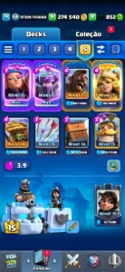 Conta de clash royale com brawl stars