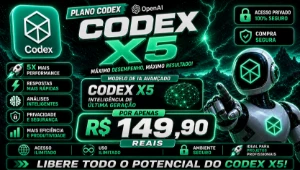 ⚡ CODEX X5: mais produtividade por um preço acessível - Inteligência Artificial
