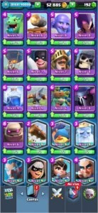 CONTA CLASH ROYALE EXP 11 DECK MORTEIRO NV 13 + TROCA NOME