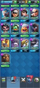 CONTA CLASH ROYALE EXP 11 DECK MORTEIRO NV 13 + TROCA NOME