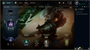 Conta de League of Legends + RP 1650 LOL