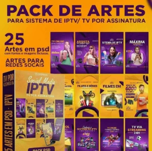 Pack De Artes Editáveis Para Iptv - Outros