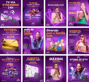 Pack De Artes Editáveis Para Iptv - Outros