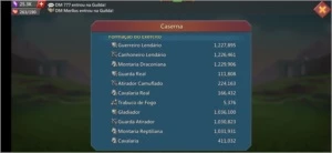 Conta 509m de poder t4 - Lords Mobile
