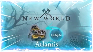 NEW WORLD - SERVIDOR ATLANTIS - 1K DE GOLD.