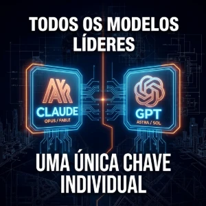 CHAVE DE API CLAUDE + GPT — SEM LOGIN, SEM EXPIRAÇÃO - Inteligência Artificial