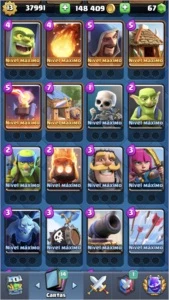 Conta Clash Royale 77 Cartas Full Maximizadas