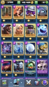 Conta Clash Royale 77 Cartas Full Maximizadas