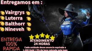 1K de Gold Lost Ark - ENTREGA IMEDIATA - 100% SEGURO