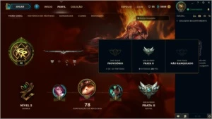Conta League Of Legends - Prata 2 - 1 Gema - Bonus de IP LOL