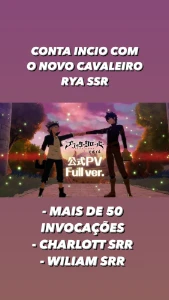 Conta Black Clover Com Rya Srr - Outros