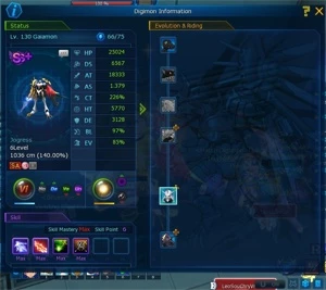 Conta Leviamon, Com 40k de Xticket - Digimon Masters Online DMO