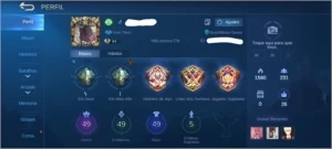Conta Mobile Legends