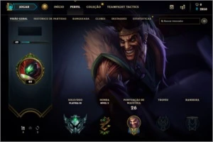 Conta LoL Platina IV barato - League of Legends