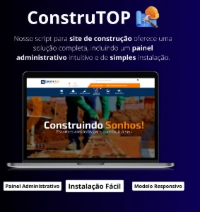 Script de Site de Construção Civil com Painel Administrativo