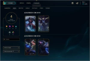 CONTA SMURF DIAMANTE 4, MMR ALTO - League of Legends LOL