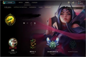 CONTA SMURF DIAMANTE 4, MMR ALTO - League of Legends LOL