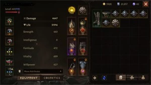 Conta Diablo Immortal lv60(119+) cruzado top 1 PVP - Blizzard