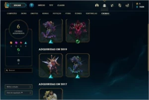 CONTA LOL, NÍVEL 296, TODOS OS CHAMPS, 93SKINS - League of Legends