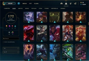 CONTA DE LEAGUE OF LEGENDS MUITO BOA E BARATA!!! LOL