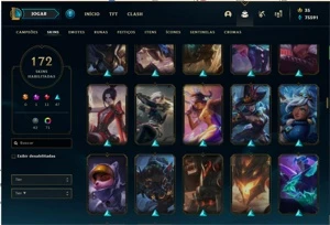 CONTA DE LEAGUE OF LEGENDS MUITO BOA E BARATA!!! LOL