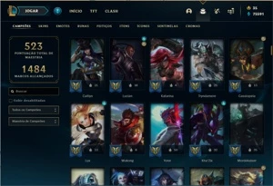 CONTA DE LEAGUE OF LEGENDS MUITO BOA E BARATA!!! LOL