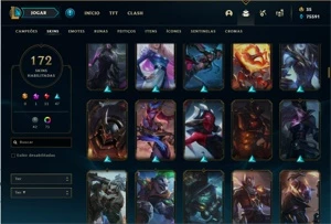 CONTA DE LEAGUE OF LEGENDS MUITO BOA E BARATA!!! LOL