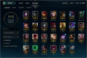 Conta de Lol platina 1 - League of Legends