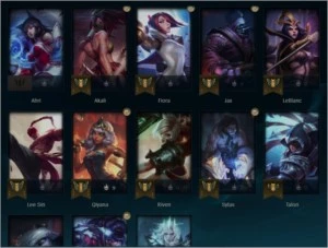 Conta league of legends com boas skins LOL