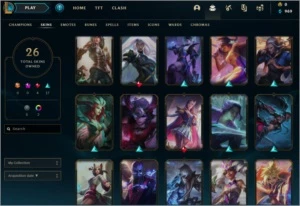 Conta league of legends com boas skins LOL
