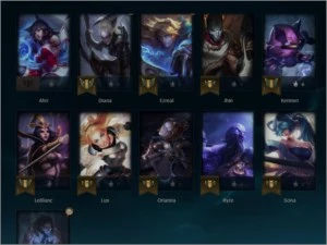 Conta league of legends com boas skins LOL