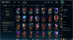 Conta LoL Platina 3, 121 campeões, 53 skins - League of Legends
