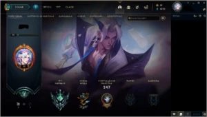 CONTA GOLD 1 55 SKINS 10 CROMAS 72 CAMPEÕES - League of Legends LOL