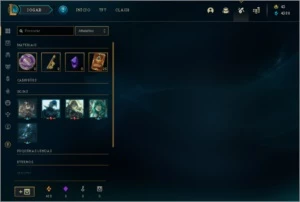 CONTA GOLD 1 55 SKINS 10 CROMAS 72 CAMPEÕES - League of Legends LOL