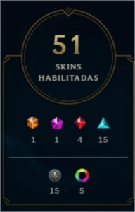 CONTA LOL LVL 200 UNRANKED 50 SKINS - League of Legends