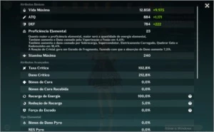 AR 57 XIAO/AYAKA/EULA/YOIMIYA/KAZUHA/ E OUTROS - Genshin Impact