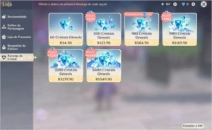 AR 57 XIAO/AYAKA/EULA/YOIMIYA/KAZUHA/ E OUTROS - Genshin Impact