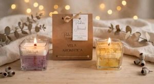 Vela Aromática Artesanal - Artesanato e Personalizados