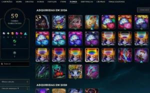 conta Lol Ouro, Upada na Mão, 80 Campeões, 4 Skins, Lvl 46 - League of Legends