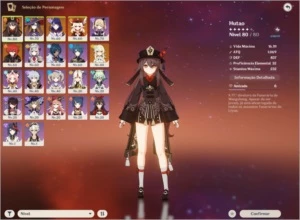 Conta Genshin Impact LVL 44 [HUTAO][RAIDEN][KLEE]