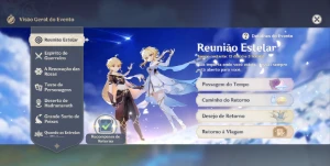 Conta de Genshin Impact com Nahida e Andarilho