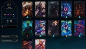 Conta lol platina 1, criada em 2018 - League of Legends