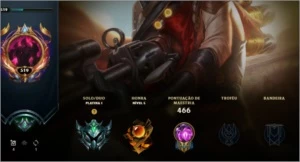 Conta lol platina 1, criada em 2018 - League of Legends