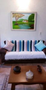 Manta em Crochê Zigzag - Artesanato e Personalizados