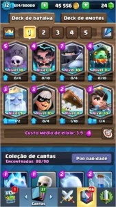 Conta Clash Royale Liga 1