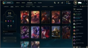 VENDO CONTA DE LOL 35 SKINS + 55 CHAMPS ! - League of Legends