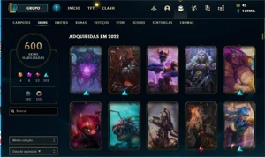 Conta League of Legends criada em 2012 LOL