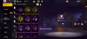 Conta Free Fire com Sakura, coelhao.