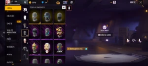 Conta Free Fire com Sakura, coelhao.